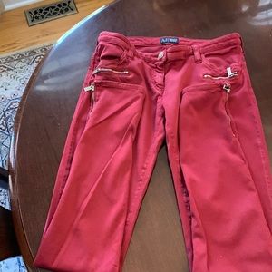Armani Jeans, size US28 Burgundy